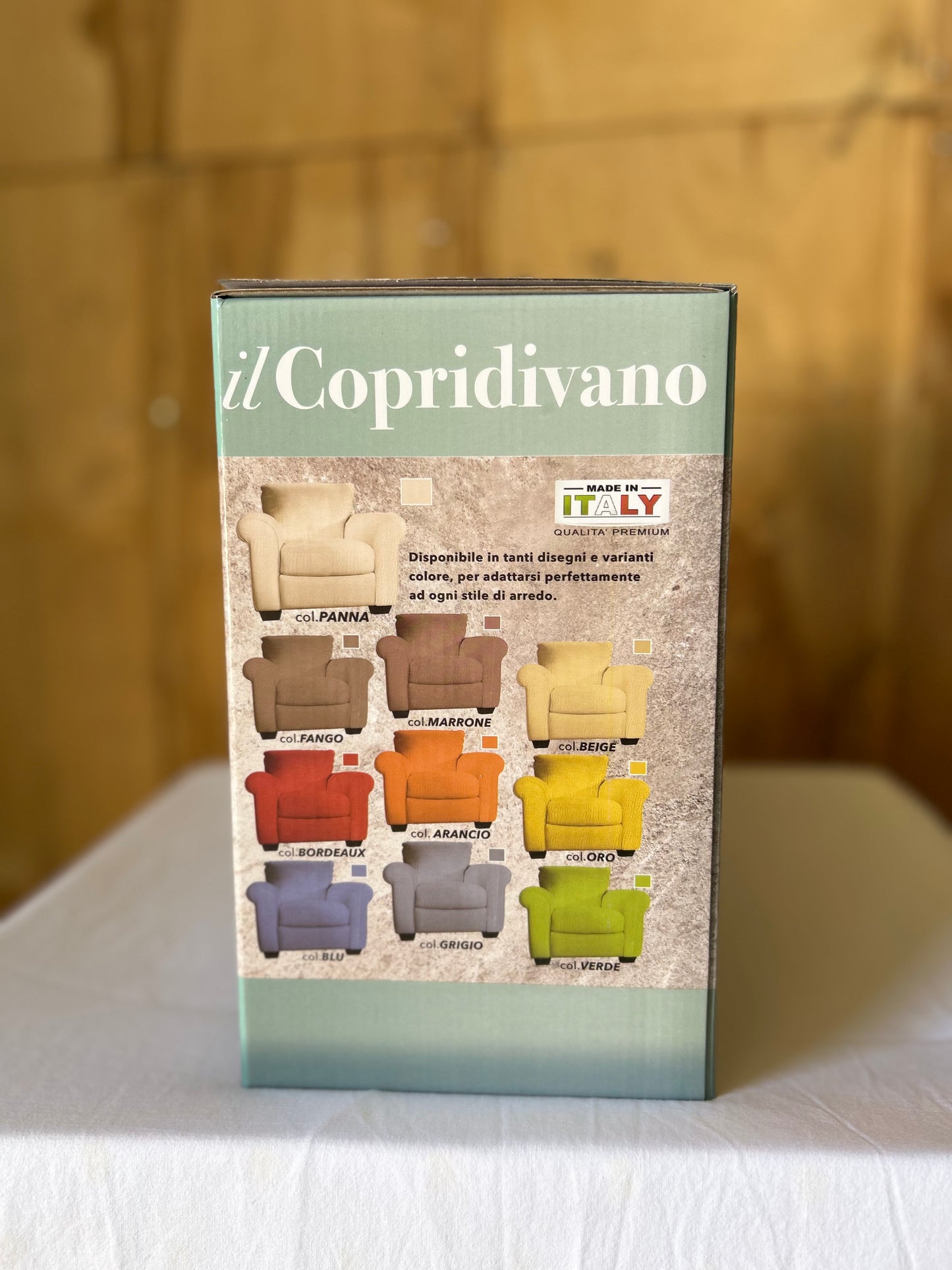 Copridivano Martissima 3 posti in Tessuto Elasticizzato – Eleganza e Protezione Made in Italy
