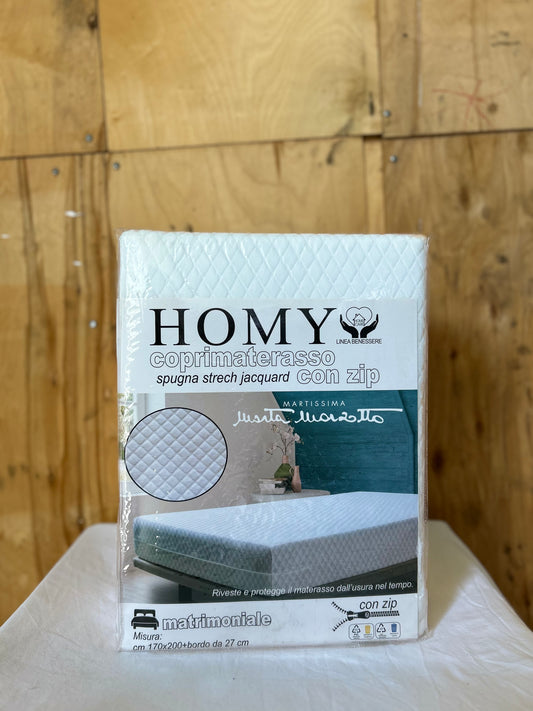 Coprimaterasso HOMY con Zip - Matrimoniale
