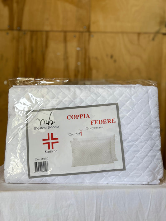 Coppia federe trapuntate